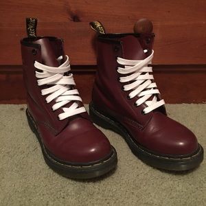 Dr. Marten’s 8-Eye Boot in Oxblood